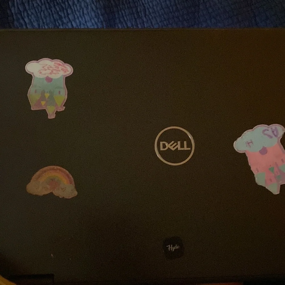 This computer works perfectly fine I can take the stickers off if so